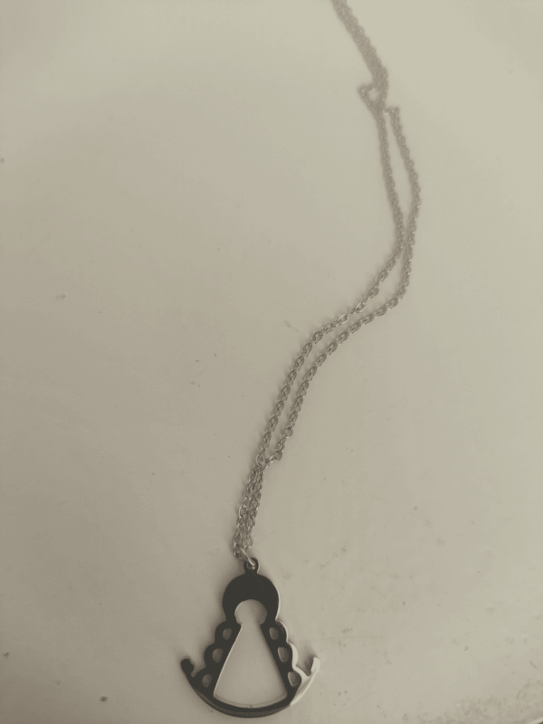 Colgante acero inoxidable Virgen del Rocío