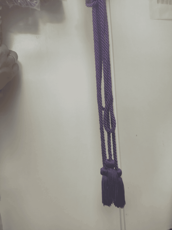 Cingulo niño morado