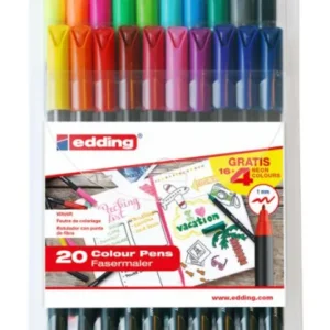 ROTULADOR EDDING 1200 16+4 COLORES