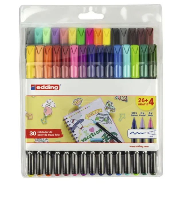 ROTULADOR EDDING 1200 ESTUCHE 26+4UD
